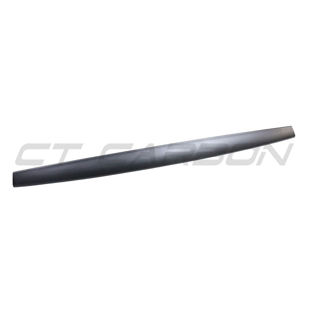 TESLA MODEL 3 2017-2023 MATTE CARBON FIBRE DASHBOARD TRIM STICK ON-Accessories-CT CARBON-CT Carbon - High-quality carbon fiber and gloss black aerodynamic parts for premium sports and luxury vehicles.