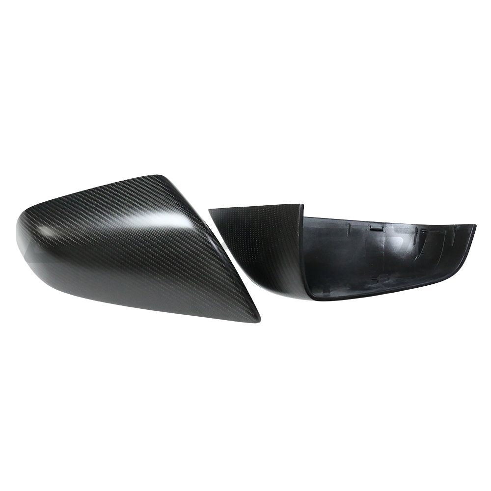 TESLA MODEL S 2013-2020 MATTE CARBON FIBRE MIRRORS-Accessories-CT CARBON-CT Carbon - High-quality carbon fiber and gloss black aerodynamic parts for premium sports and luxury vehicles.
