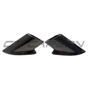 LAMBORGHINI HURACAN 2014-2024 DRY CARBON MIRROR COVER REPLACEMENTS - V1