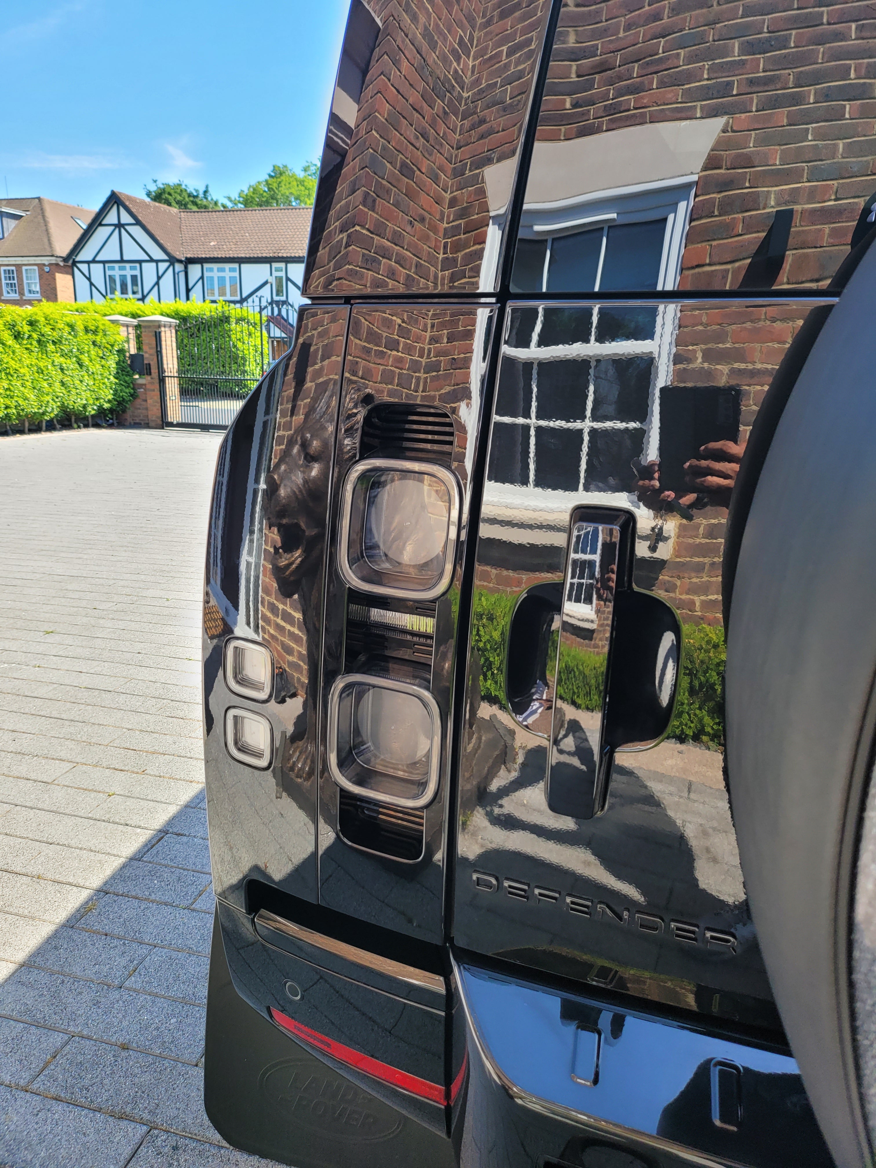 Defender rear lights smoked