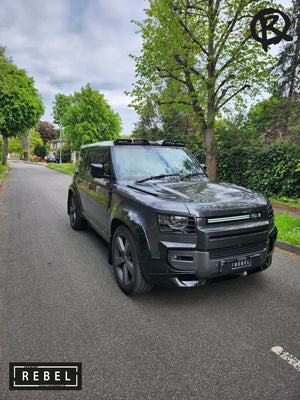 Defender L663 Headlight Cover - Gloss Black