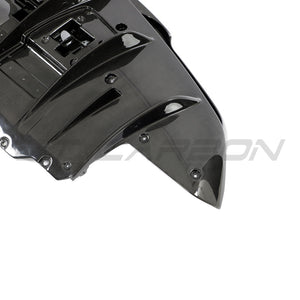 FERRARI F8 2019-2023 CARBON FIBRE DIFFUSER-Diffuser-CT CARBON-CT Carbon - High-quality carbon fiber and gloss black aerodynamic parts for premium sports and luxury vehicles.