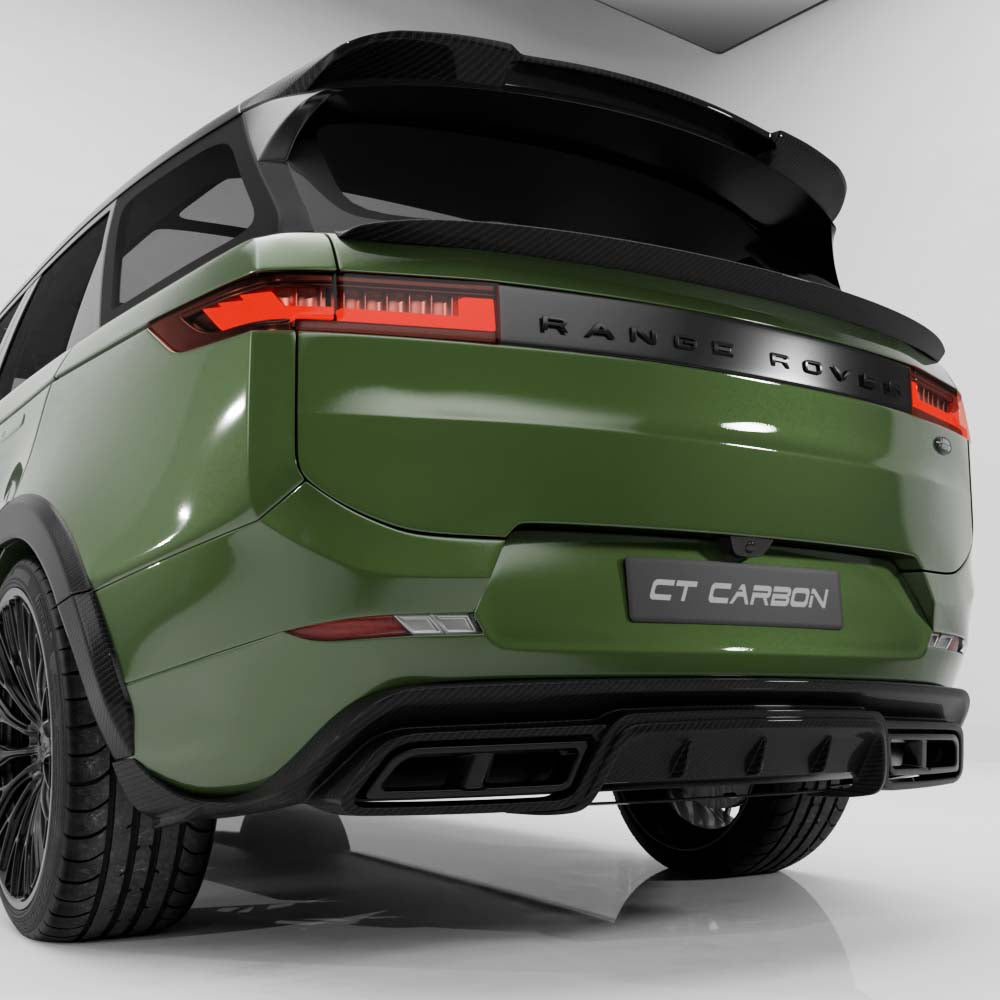 RANGE ROVER SPORT L461 2023+ CARBON FIBRE DIFFUSER AND TIPS - CT DESIGN