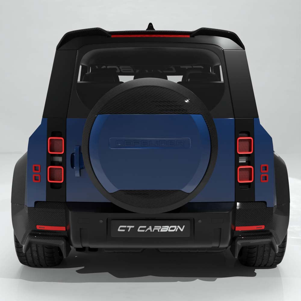 DEFENDER L663 90/110/130 2020+ CARBON FIBRE SPARE WHEEL COVER TRIM - CT DESIGN