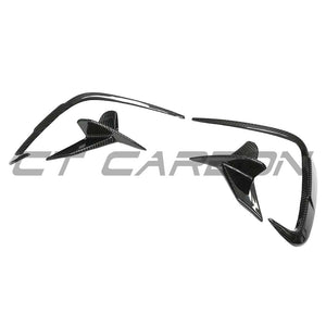 BMW G14/G15/G16 8 SERIES 2018+ DRY CARBON FIBRE SIDE REAR CANARDS