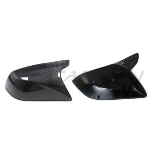 TESLA MODEL 3 2017-2023 CARBON FIBRE MIRRORS - V2-Accessories-CT CARBON-CT Carbon - High-quality carbon fiber and gloss black aerodynamic parts for premium sports and luxury vehicles.