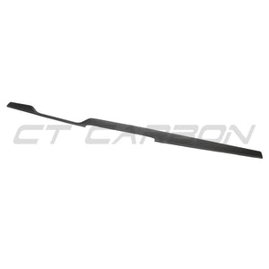 TESLA MODEL S 2021+ MATTE CARBON FIBRE DASHBOARD TRIM ADD ON-Accessories-CT CARBON-CT Carbon - High-quality carbon fiber and gloss black aerodynamic parts for premium sports and luxury vehicles.