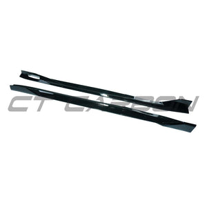 BMW X5/X5M G05/F95 2018+ GLOSS BLACK SIDE SKIRTS - V2