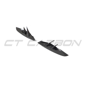 TOYOTA SUPRA 2019+ A90 CARBON FIBRE FRONT BUMPER VENT TRIM