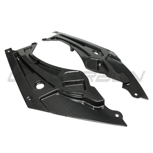 BMW M3 & M4 G80/G81/G82/G83 CARBON FIBRE HEADLIGHT COVER-Accessories-CT CARBON-CT Carbon - High-quality carbon fiber and gloss black aerodynamic parts for premium sports and luxury vehicles.