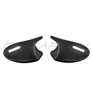 BMW 3 SERIES E93 PRE-LCI CARBON FIBRE MIRROR COVER- M STYLE-Accessories-CT CARBON-CT Carbon - High-quality carbon fiber and gloss black aerodynamic parts for premium sports and luxury vehicles.