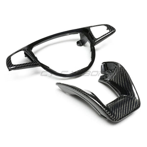 MERCEDES AMG CARBON FIBRE STEERING WHEEL TRIM