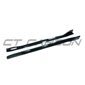 BMW X5/X5M G05/F95 2018+ GLOSS BLACK SIDE SKIRTS - V2