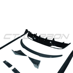 TESLA MODEL 3 2023+ FACELIFT GLOSS BLACK FULL KIT-Kit-BLAK BY CT-CT Carbon - High-quality carbon fiber and gloss black aerodynamic parts for premium sports and luxury vehicles.