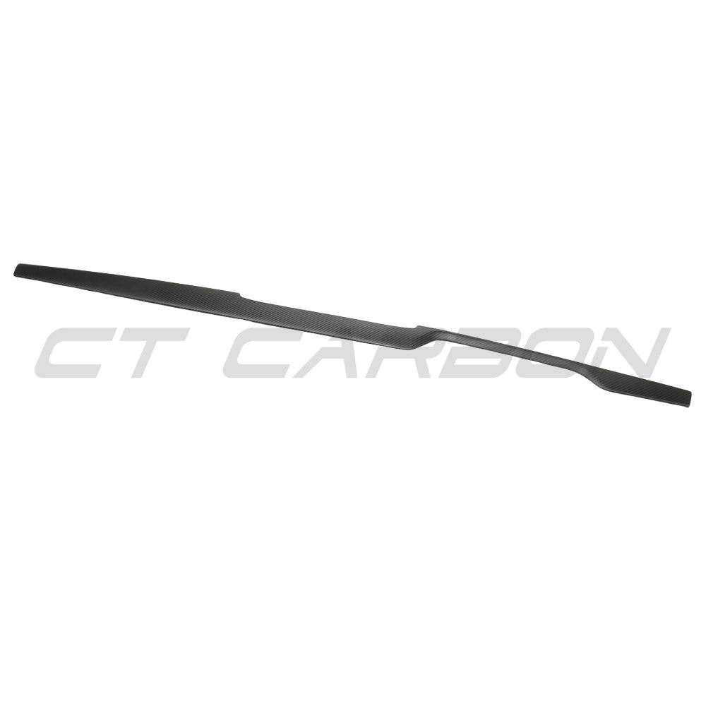 TESLA MODEL S 2021+ MATTE CARBON FIBRE DASHBOARD TRIM ADD ON-Accessories-CT CARBON-CT Carbon - High-quality carbon fiber and gloss black aerodynamic parts for premium sports and luxury vehicles.