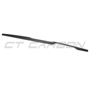 TESLA MODEL S 2021+ MATTE CARBON FIBRE DASHBOARD TRIM ADD ON-Accessories-CT CARBON-CT Carbon - High-quality carbon fiber and gloss black aerodynamic parts for premium sports and luxury vehicles.
