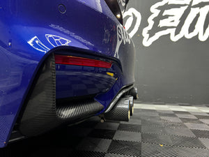 BMW M3 & M4 F80 F82 F83 REAR CARBON FIBRE BUMPER CANARDS