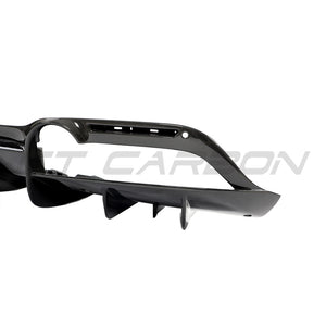 FERRARI F8 2019-2023 CARBON FIBRE DIFFUSER-Diffuser-CT CARBON-CT Carbon - High-quality carbon fiber and gloss black aerodynamic parts for premium sports and luxury vehicles.