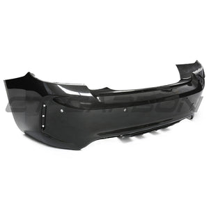 BMW F87 M2/M2C CARBON PRE-PREG FIBRE REAR BUMPER-Bumper-CT CARBON-CT Carbon - High-quality carbon fiber and gloss black aerodynamic parts for premium sports and luxury vehicles.