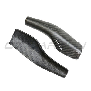 TESLA MODEL 3 & Y 2017+ MATTE CARBON FIBRE STALK COVER-Accessories-CT CARBON-CT Carbon - High-quality carbon fiber and gloss black aerodynamic parts for premium sports and luxury vehicles.