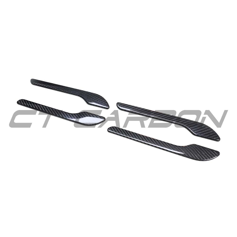 TESLA MODEL Y 2025+ FACELIFT DRY CARBON FIBRE DOOR HANDLE COVER