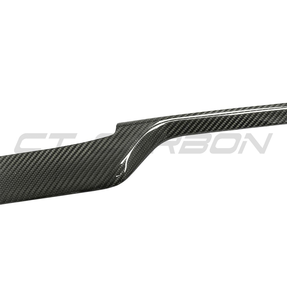 TESLA MODEL S 2021+ CARBON FIBRE DASHBOARD TRIM STICK ON-Accessories-CT CARBON-CT Carbon - High-quality carbon fiber and gloss black aerodynamic parts for premium sports and luxury vehicles.