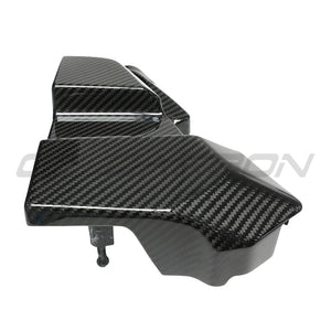 BMW M2 M3 & M4 G87/G80/G81/G82/G83 CARBON FIBRE ECU BATTERY TERMINAL COVER-Accessories-CT CARBON-CT Carbon - High-quality carbon fiber and gloss black aerodynamic parts for premium sports and luxury vehicles.