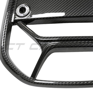 BMW 4 SERIES 2020+ G22/G23 CARBON FIBRE CSL GRILLE - WITH ACC-Grille-CT CARBON-CT Carbon - High-quality carbon fiber and gloss black aerodynamic parts for premium sports and luxury vehicles.