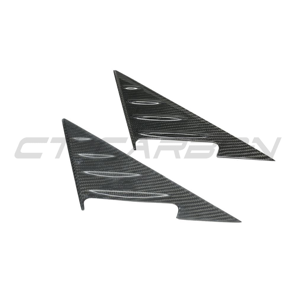 BMW G82 M3 2020+ DRY CARBON FIBRE MIRROR PILLAR TRIM