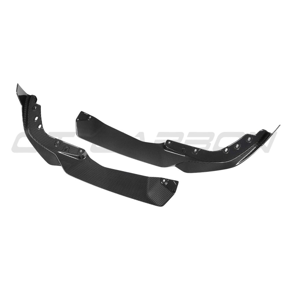BMW 3 SERIES G20/G21 CARBON FIBRE SPLITTER - MP-Splitter-CT CARBON-CT Carbon - High-quality carbon fiber and gloss black aerodynamic parts for premium sports and luxury vehicles.