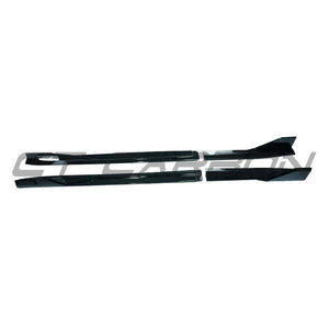 BMW X5/X5M G05/F95 2018+ GLOSS BLACK SIDE SKIRTS - V2