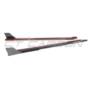 BMW G87 M2 2023+ CARBON FIBRE SIDE SKIRTS - V3