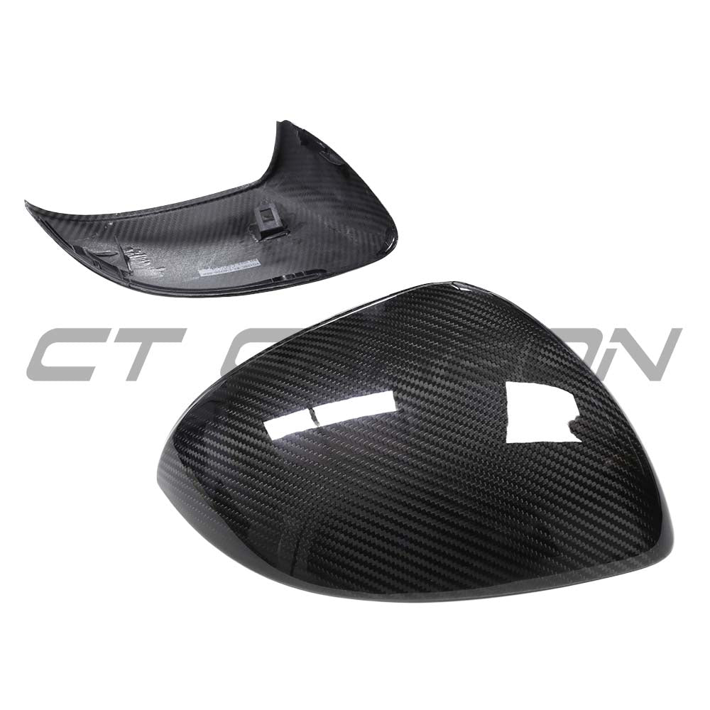 MERCEDES C CLASS W206 2021-2023 DRY CARBON FIBRE MIRROR COVER REPLACEMENTS - V1