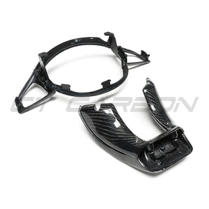 MERCEDES AMG CARBON FIBRE STEERING WHEEL TRIM
