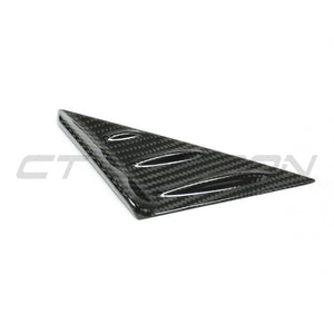 PORSCHE 911 & CAYMAN CARBON FIBRE A PILLAR TRIM-Accessories-CT CARBON-CT Carbon - High-quality carbon fiber and gloss black aerodynamic parts for premium sports and luxury vehicles.