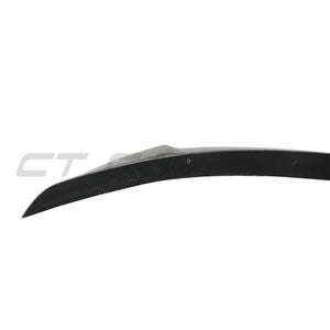 TESLA MODEL S 2013+ CARBON FIBRE SPOILER - V2-Spoiler-CT CARBON-CT Carbon - High-quality carbon fiber and gloss black aerodynamic parts for premium sports and luxury vehicles.