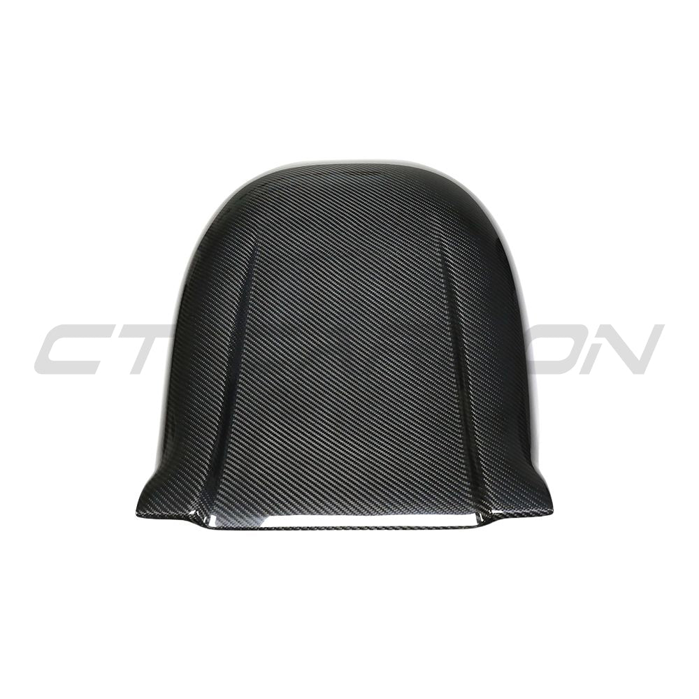 TESLA MODEL S 2021+ CARBON FIBRE REPLACEMENT SEAT BACKS-Accessories-CT CARBON-CT Carbon - High-quality carbon fiber and gloss black aerodynamic parts for premium sports and luxury vehicles.
