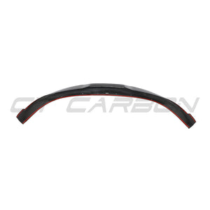 PORSCHE TAYCAN / TAYCAN 4 / TAYCAN 4S / TAYCAN GTS 2019+ CARBON FIBRE SPLITTER-Splitter-CT CARBON-CT Carbon - High-quality carbon fiber and gloss black aerodynamic parts for premium sports and luxury vehicles.