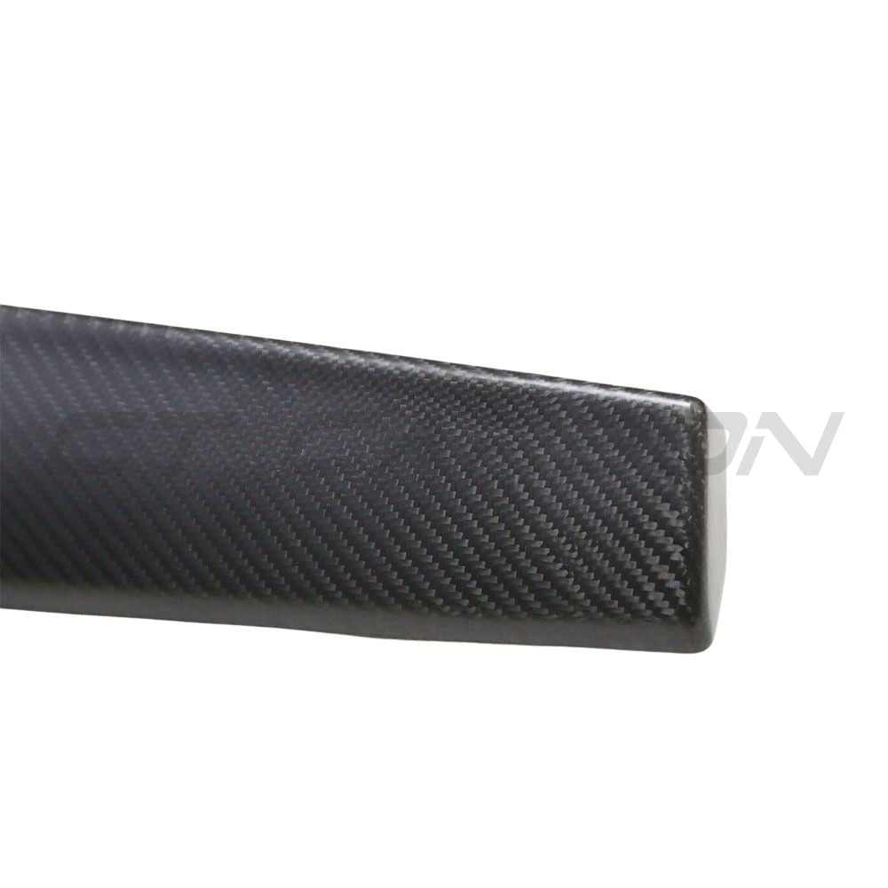 TESLA MODEL 3 2017-2023 MATTE CARBON FIBRE DASHBOARD TRIM STICK ON-Accessories-CT CARBON-CT Carbon - High-quality carbon fiber and gloss black aerodynamic parts for premium sports and luxury vehicles.