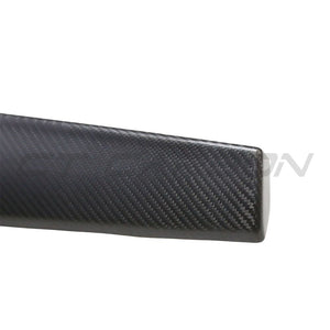 TESLA MODEL 3 2017-2023 MATTE CARBON FIBRE DASHBOARD TRIM STICK ON-Accessories-CT CARBON-CT Carbon - High-quality carbon fiber and gloss black aerodynamic parts for premium sports and luxury vehicles.