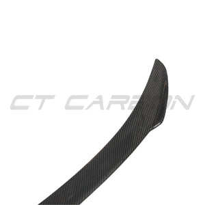TESLA MODEL S 2013+ CARBON FIBRE SPOILER - V2-Spoiler-CT CARBON-CT Carbon - High-quality carbon fiber and gloss black aerodynamic parts for premium sports and luxury vehicles.