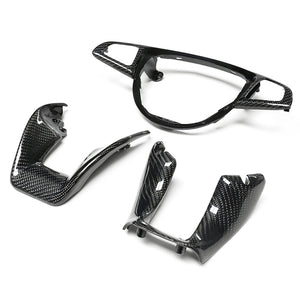 MERCEDES AMG CARBON FIBRE STEERING WHEEL TRIM