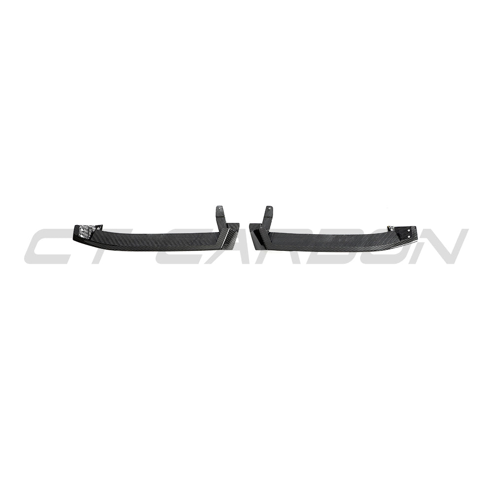 BMW 5 SERIES & i5 G60/G61 2024+ CARBON FIBRE SPLITTER-Splitter-CT CARBON-CT Carbon - High-quality carbon fiber and gloss black aerodynamic parts for premium sports and luxury vehicles.