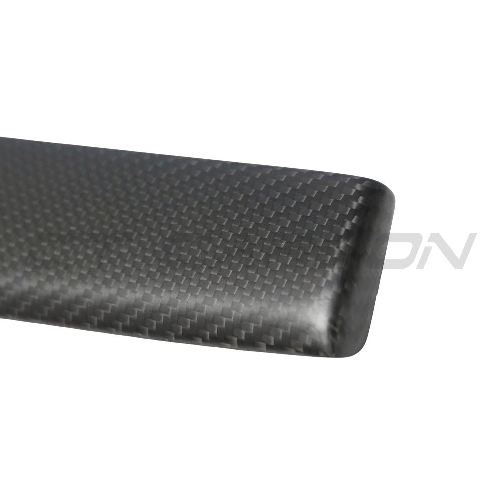 TESLA MODEL S 2021+ MATTE CARBON FIBRE DASHBOARD TRIM ADD ON-Accessories-CT CARBON-CT Carbon - High-quality carbon fiber and gloss black aerodynamic parts for premium sports and luxury vehicles.