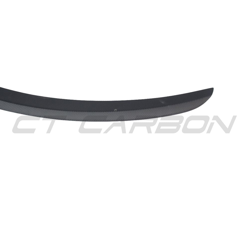 TESLA MODEL S 2013+ MATTE CARBON FIBRE SPOILER - V1-Spoiler-CT CARBON-CT Carbon - High-quality carbon fiber and gloss black aerodynamic parts for premium sports and luxury vehicles.
