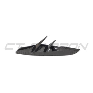 TOYOTA SUPRA 2019+ A90 CARBON FIBRE FRONT BUMPER VENT TRIM