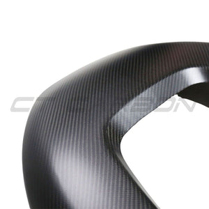 TESLA MODEL 3 2017-2023 MATTE CARBON FIBRE SEAT BACK COVERS-Accessories-CT CARBON-CT Carbon - High-quality carbon fiber and gloss black aerodynamic parts for premium sports and luxury vehicles.