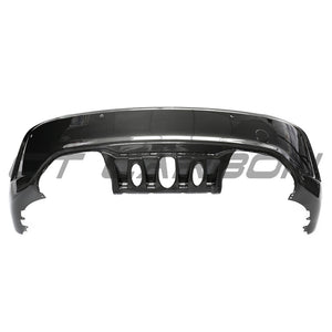 BMW F87 M2/M2C CARBON PRE-PREG FIBRE REAR BUMPER-Bumper-CT CARBON-CT Carbon - High-quality carbon fiber and gloss black aerodynamic parts for premium sports and luxury vehicles.