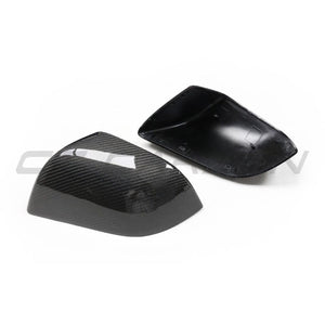 TESLA MODEL 3 2017-2023 CARBON FIBRE MIRRORS-Accessories-CT CARBON-CT Carbon - High-quality carbon fiber and gloss black aerodynamic parts for premium sports and luxury vehicles.