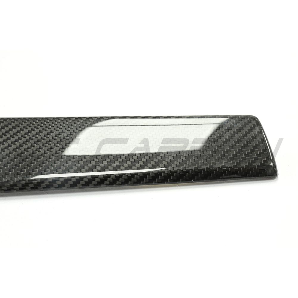 TESLA MODEL S 2021+ CARBON FIBRE DASHBOARD TRIM STICK ON-Accessories-CT CARBON-CT Carbon - High-quality carbon fiber and gloss black aerodynamic parts for premium sports and luxury vehicles.